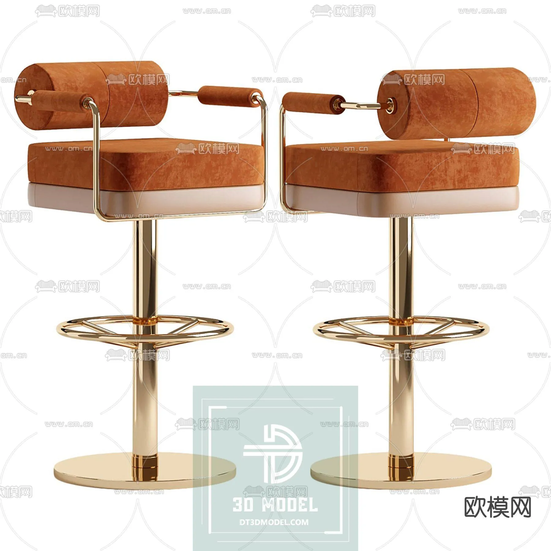 STOOL – BAR CHAIR – 3DS MAX – 001