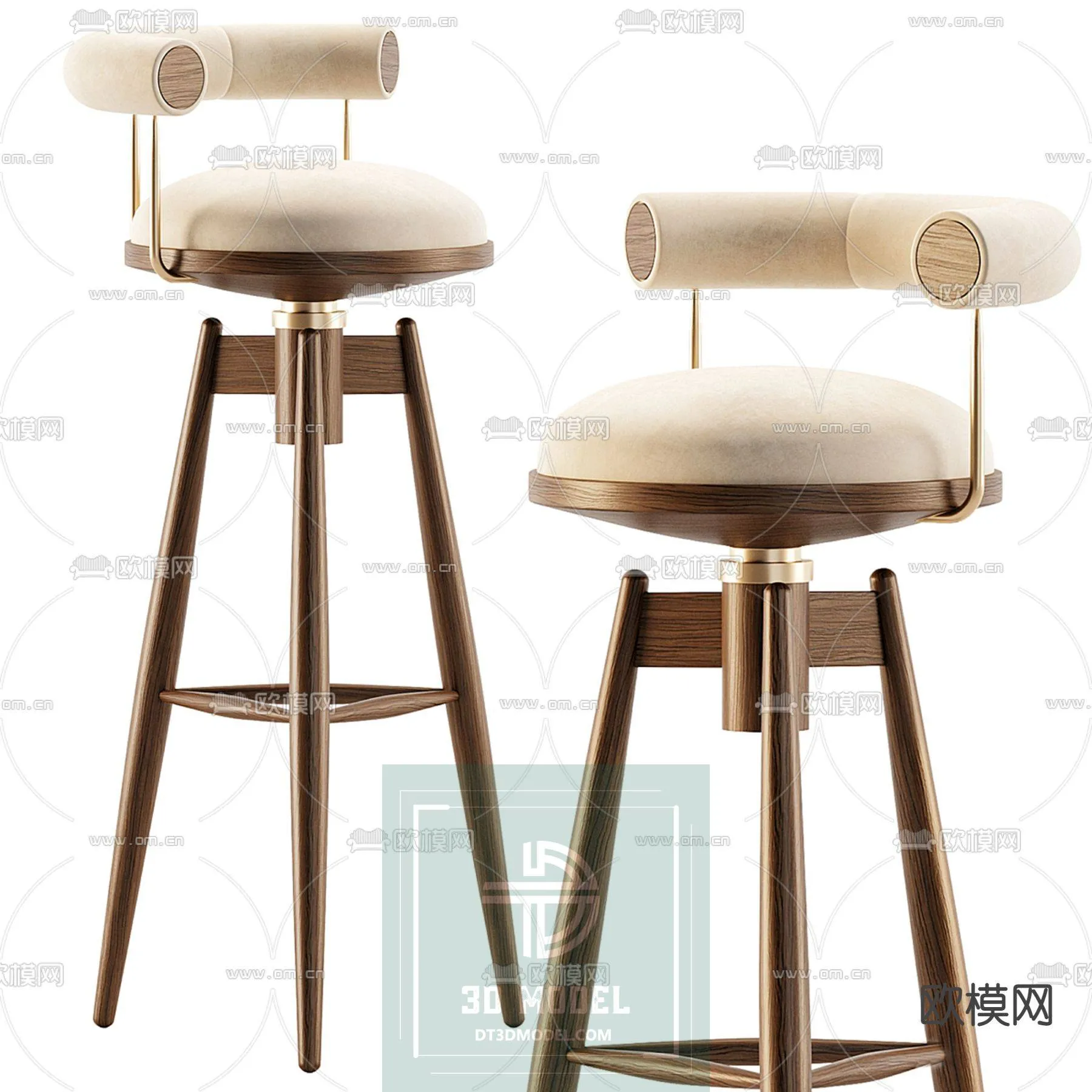 STOOL – BAR CHAIR – 3DS MAX – 002