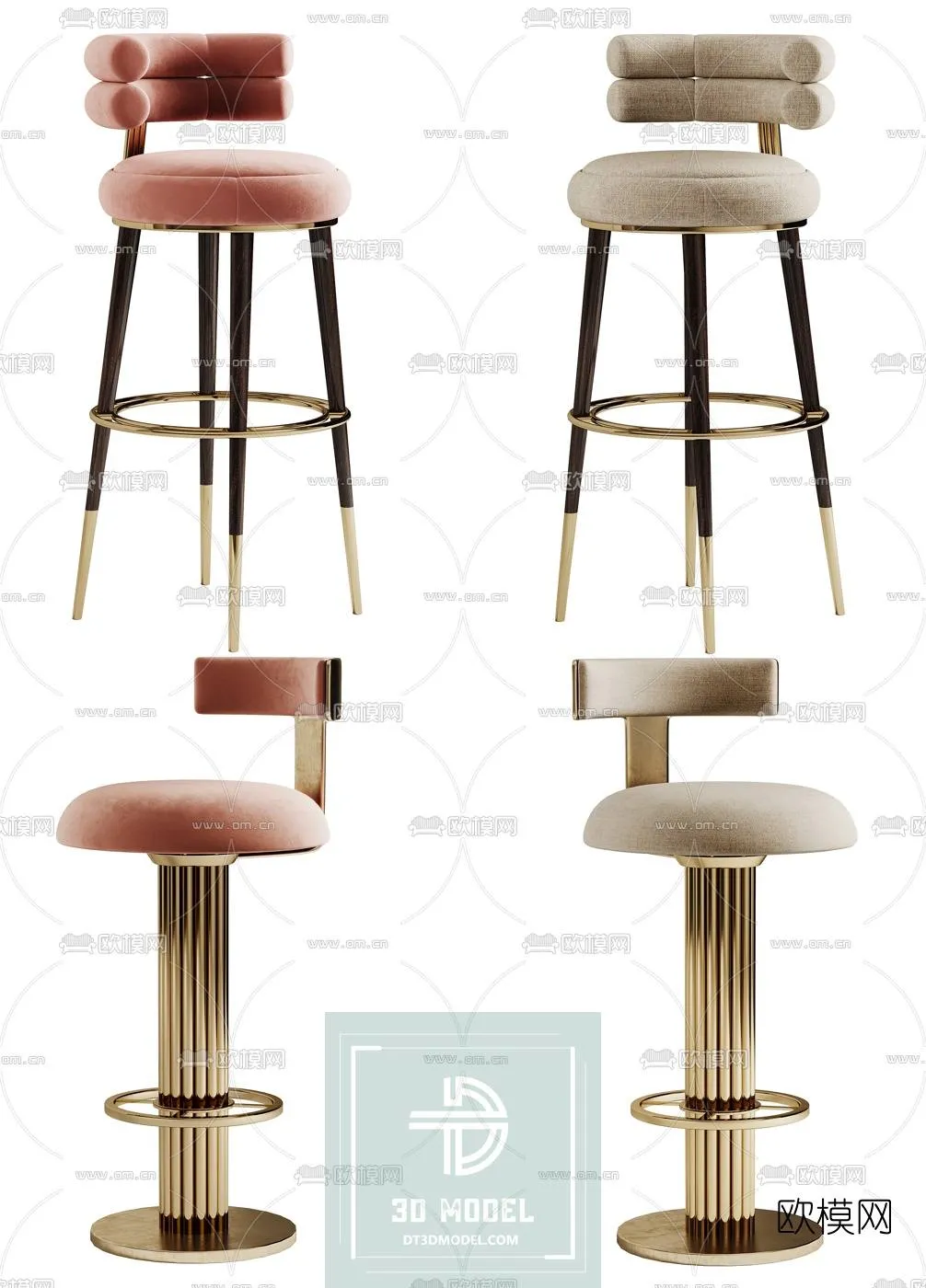 STOOL – BAR CHAIR – 3DS MAX – 003