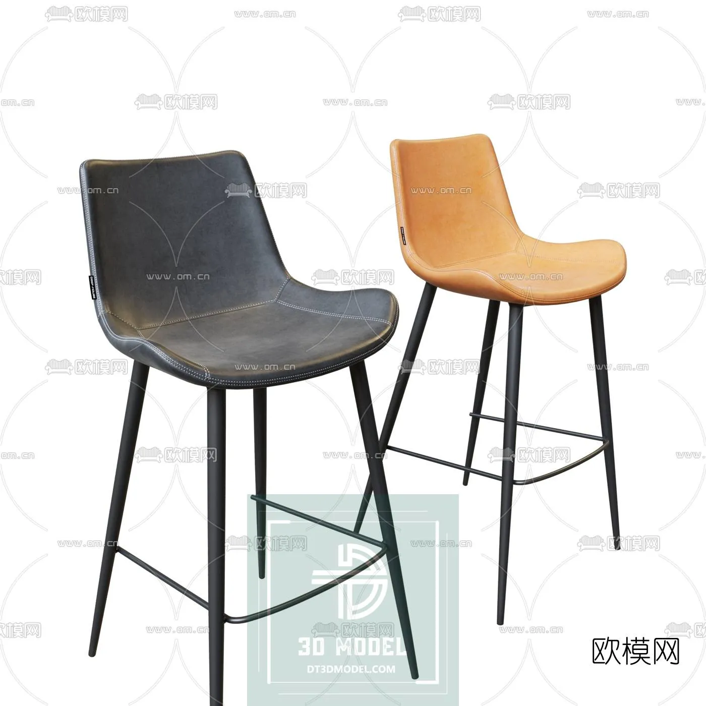 STOOL – BAR CHAIR – 3DS MAX – 004