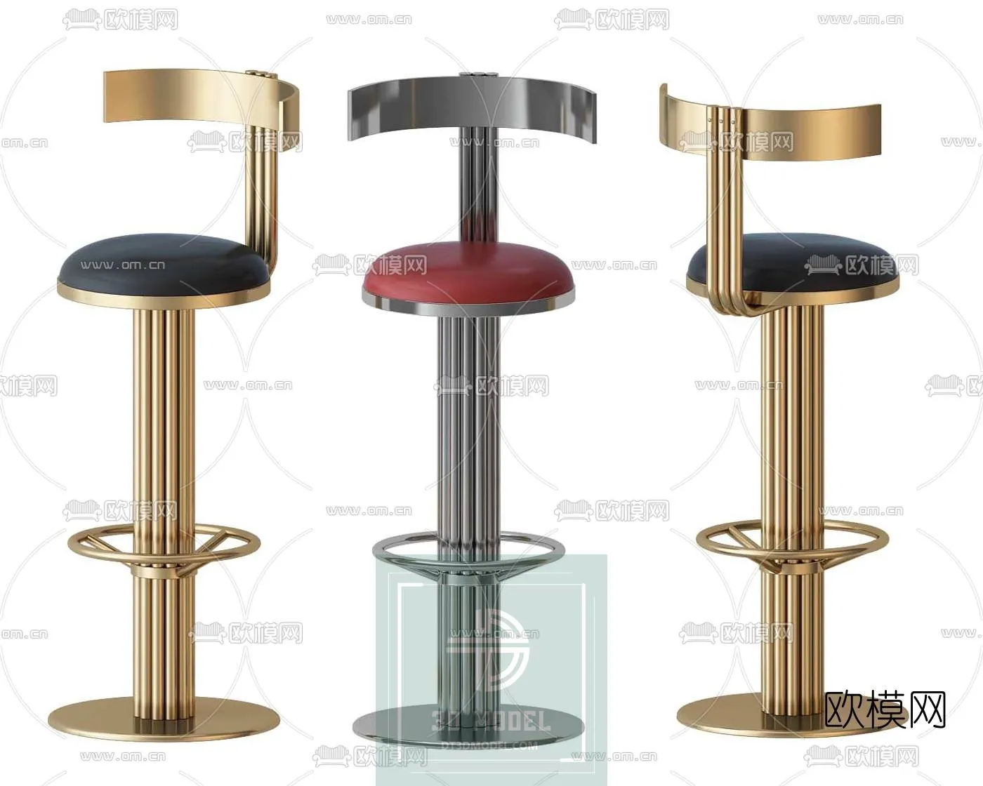 STOOL – BAR CHAIR – 3DS MAX – 005