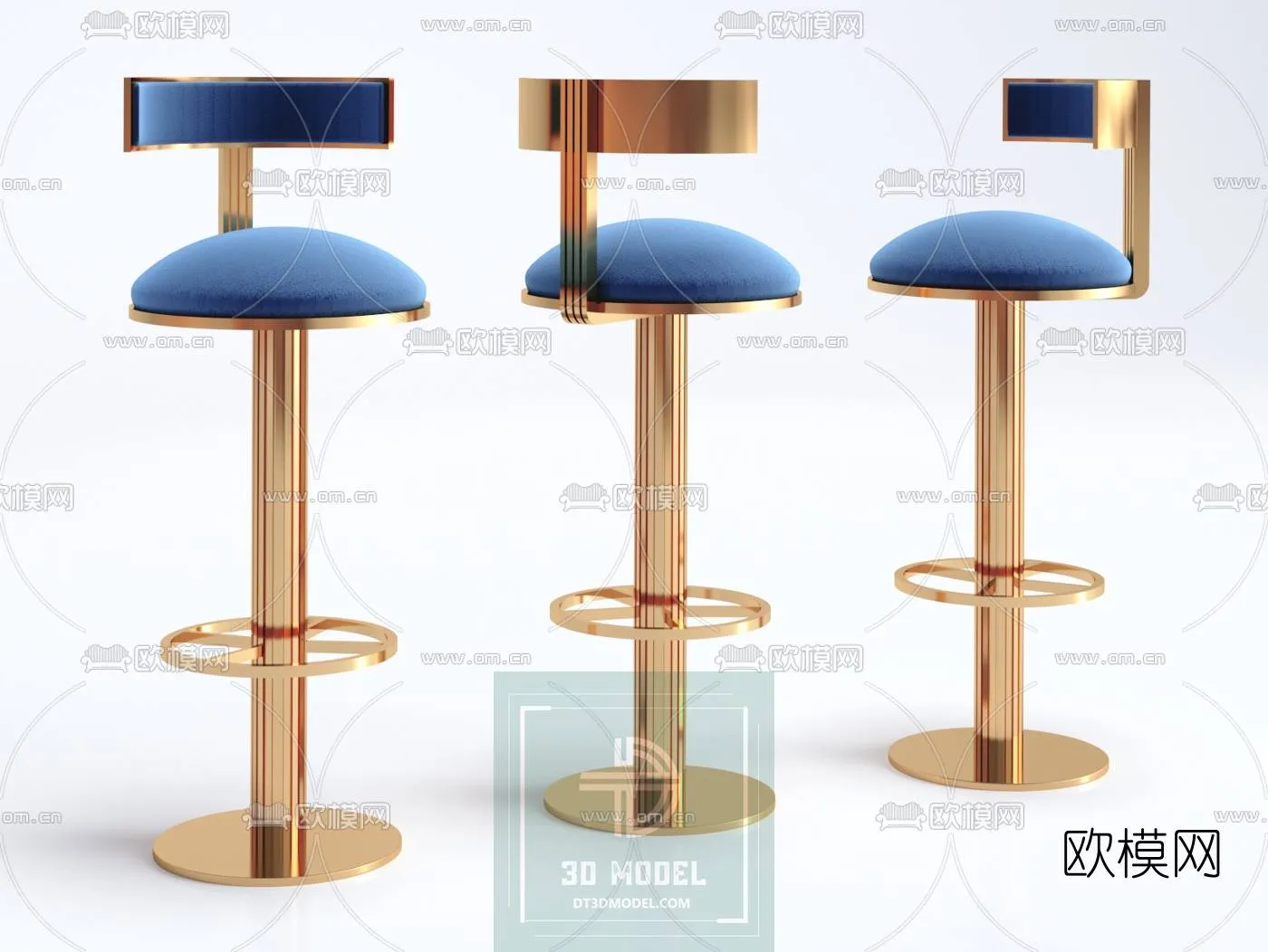 STOOL – BAR CHAIR – 3DS MAX – 006