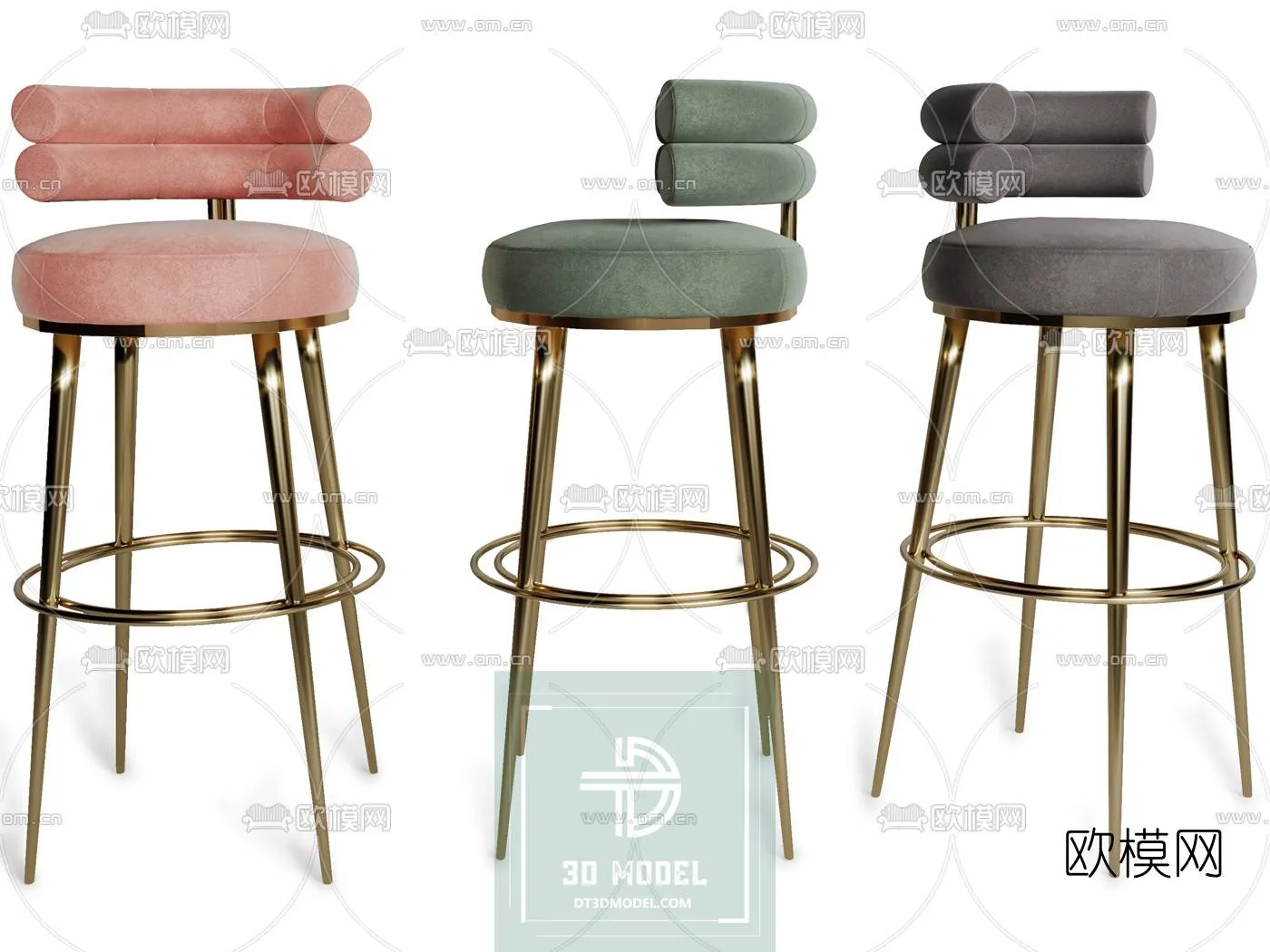 STOOL – BAR CHAIR – 3DS MAX – 007
