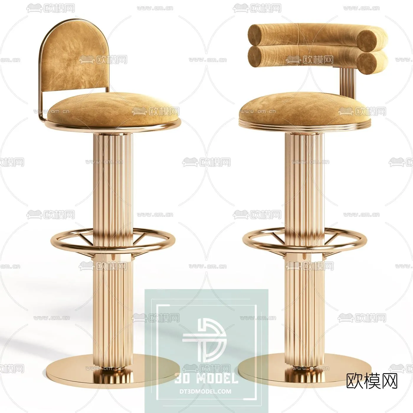 STOOL – BAR CHAIR – 3DS MAX – 009