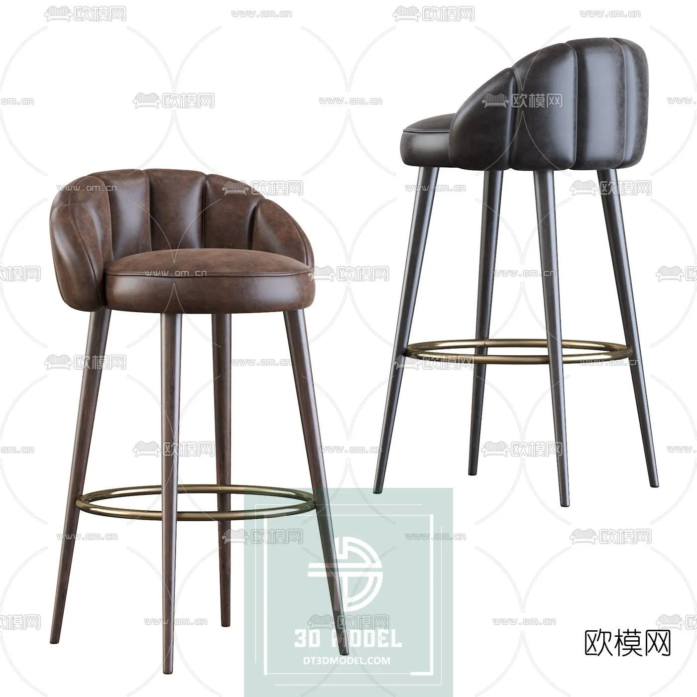 STOOL – BAR CHAIR – 3DS MAX – 010