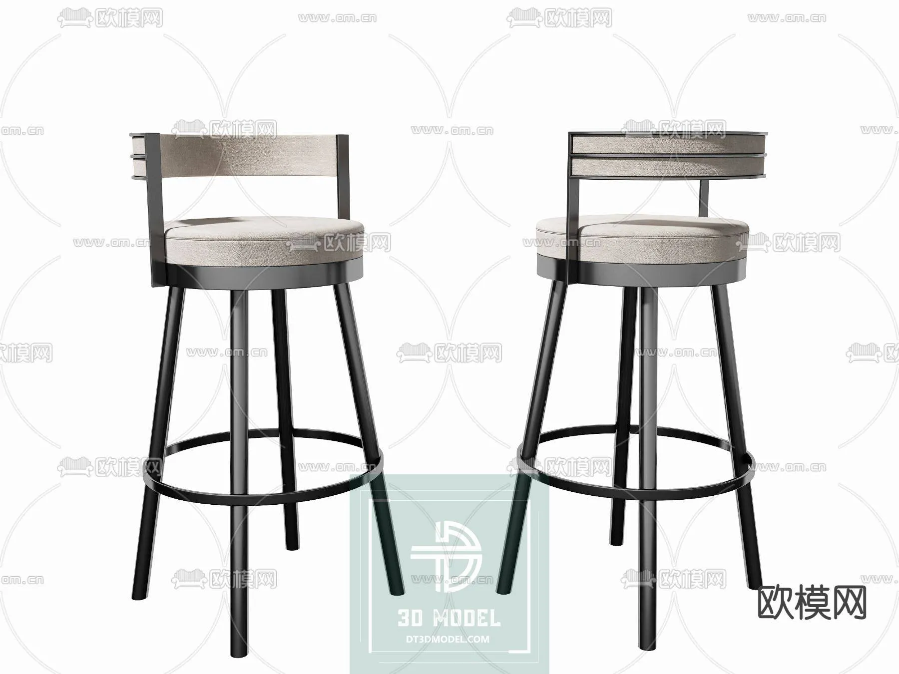 STOOL – BAR CHAIR – 3DS MAX – 012