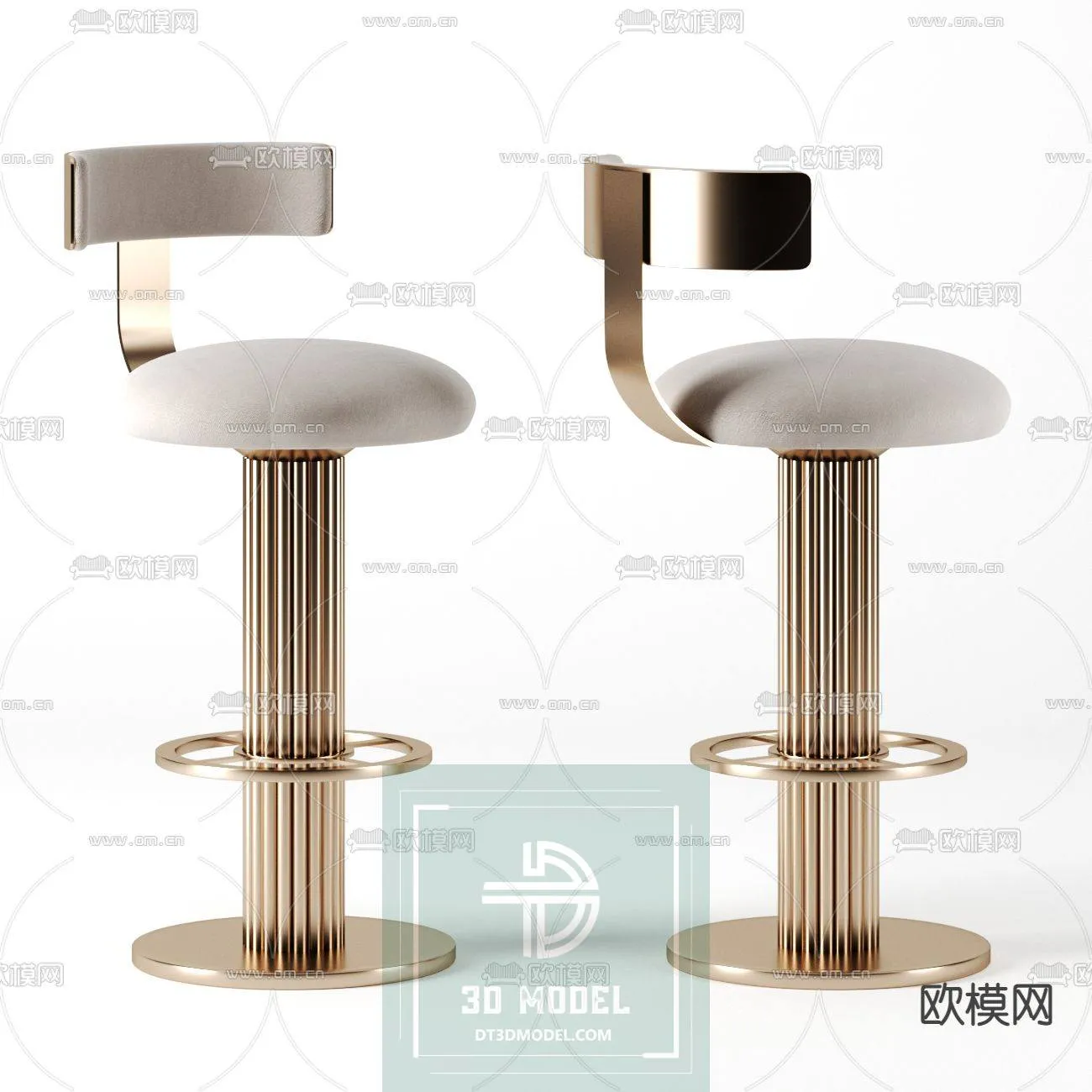STOOL – BAR CHAIR – 3DS MAX – 015