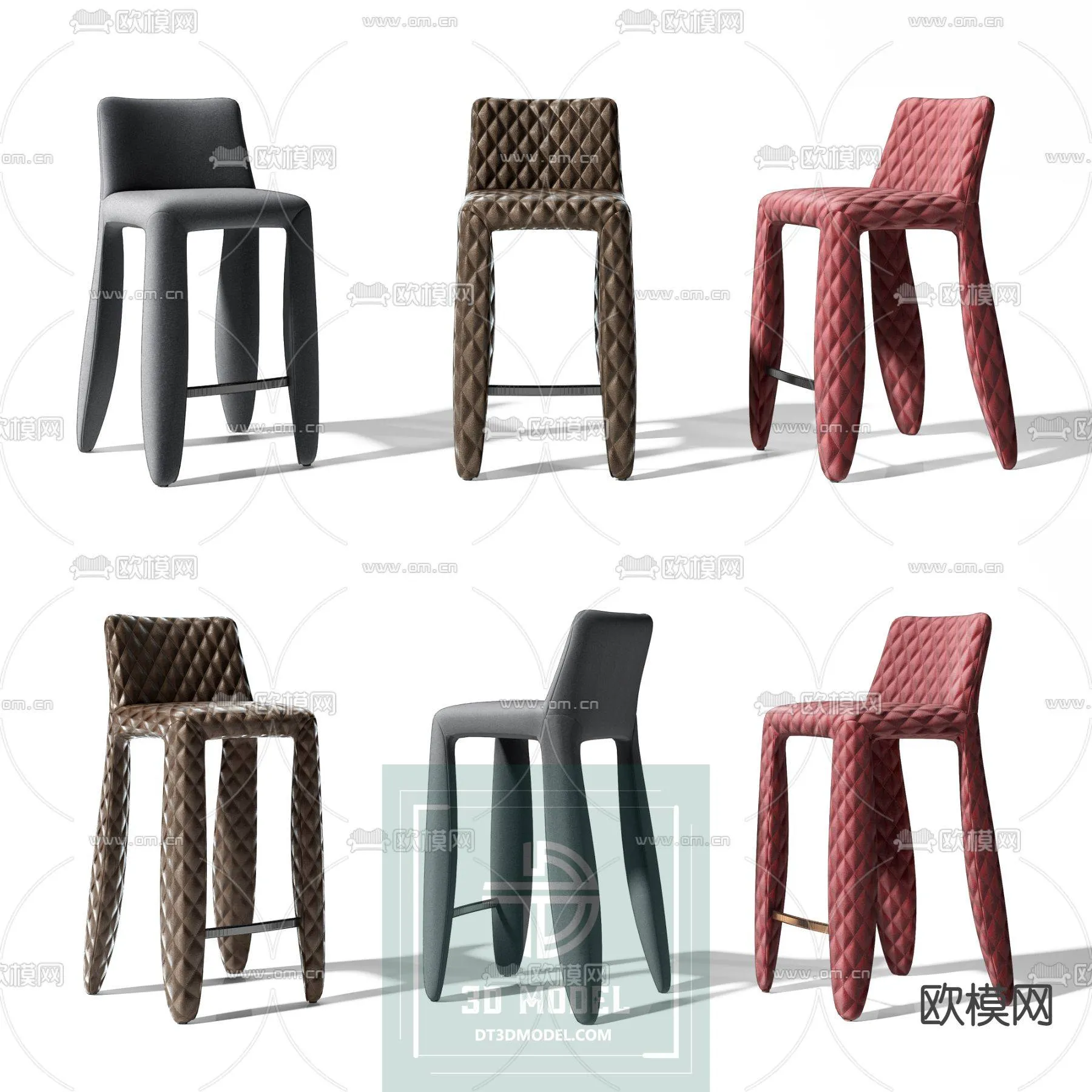 STOOL – BAR CHAIR – 3DS MAX – 019