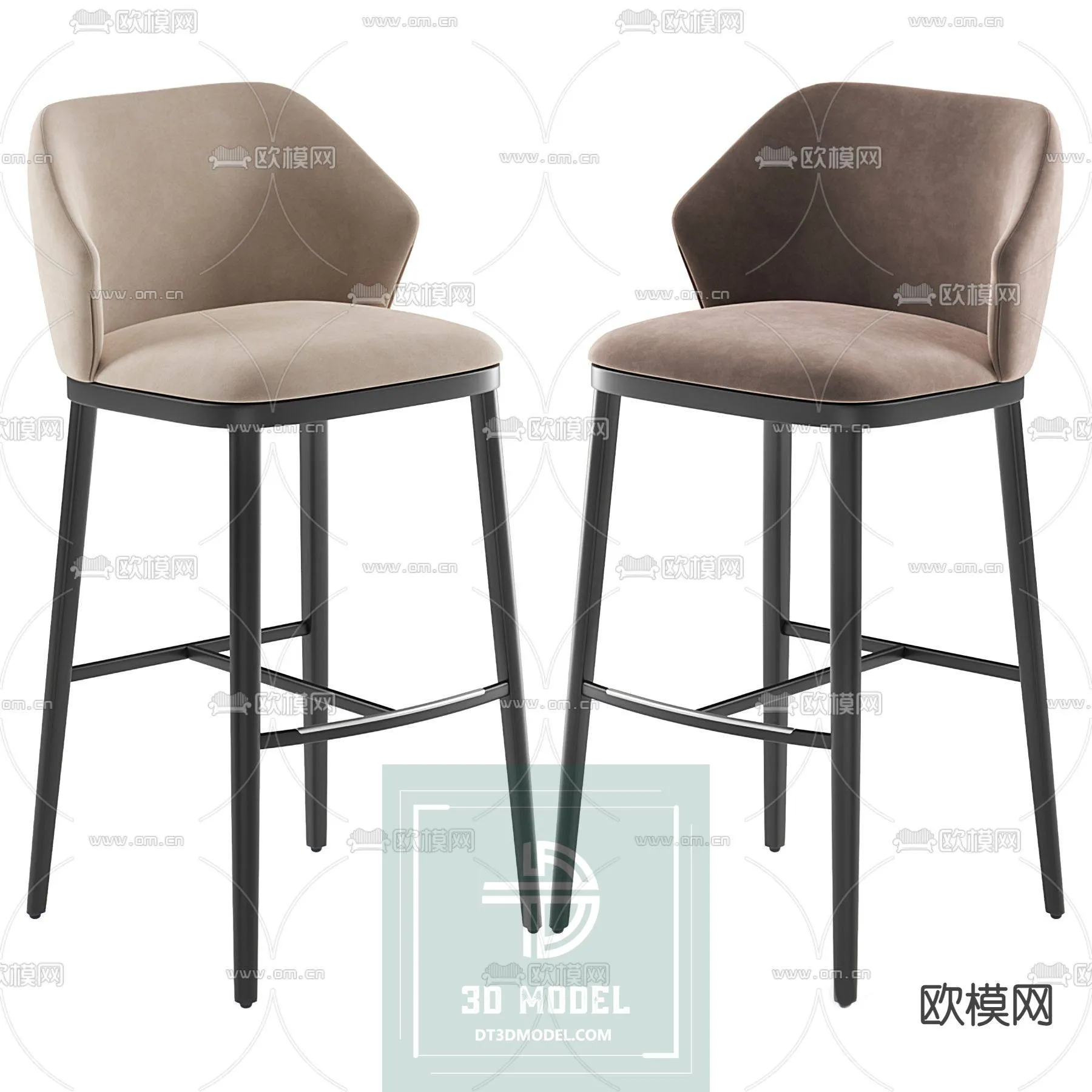 STOOL – BAR CHAIR – 3DS MAX – 020