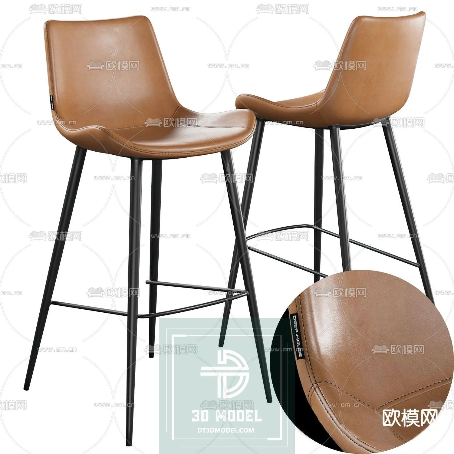 STOOL – BAR CHAIR – 3DS MAX – 026