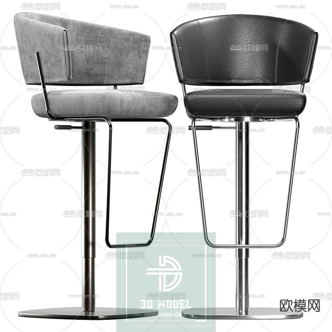 STOOL – BAR CHAIR – 3DS MAX – 030