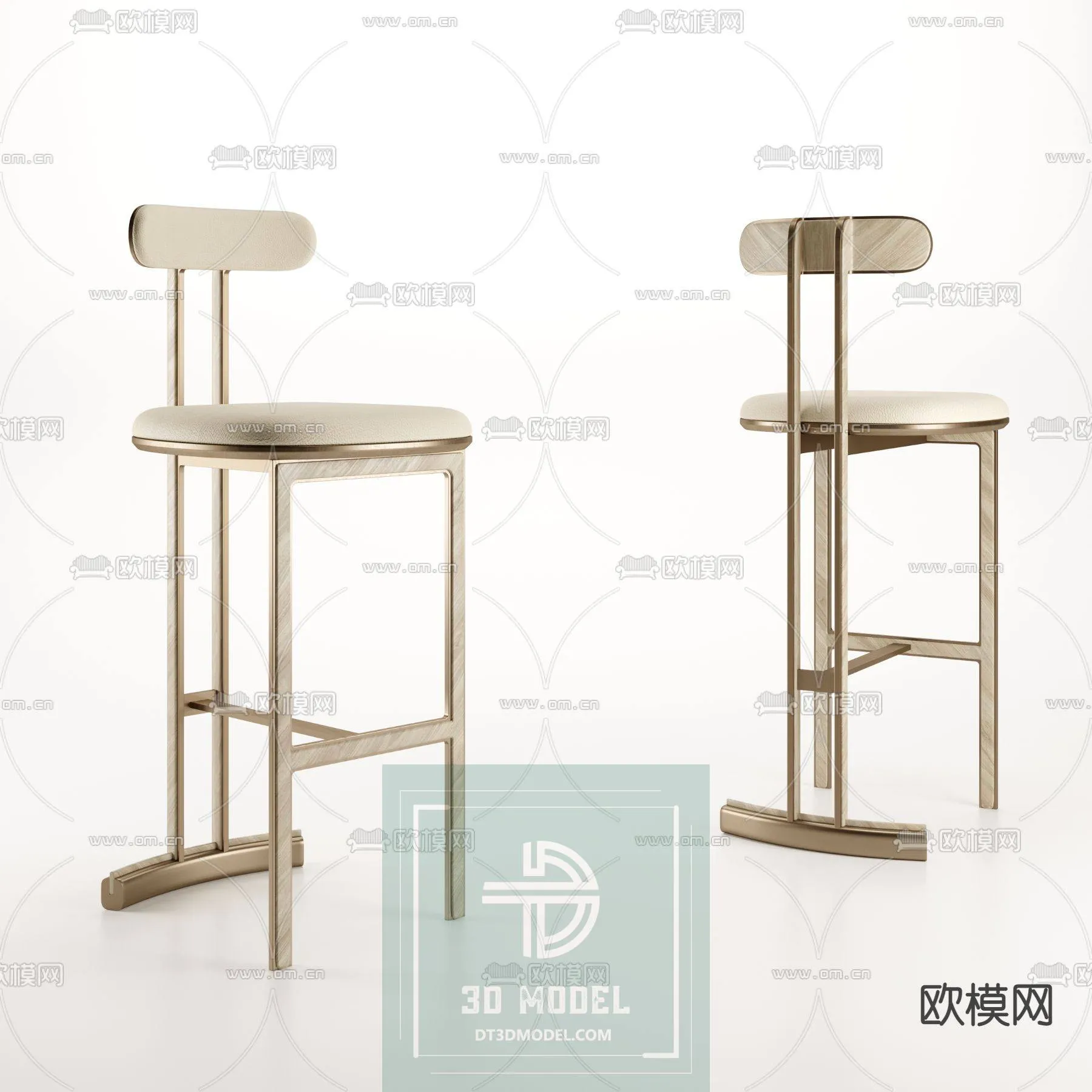 STOOL – BAR CHAIR – 3DS MAX – 031