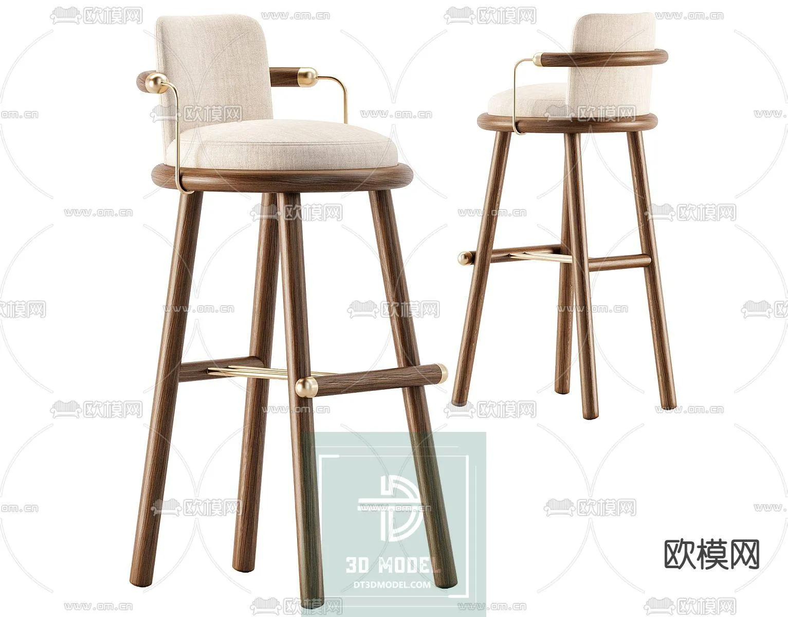 STOOL – BAR CHAIR – 3DS MAX – 035