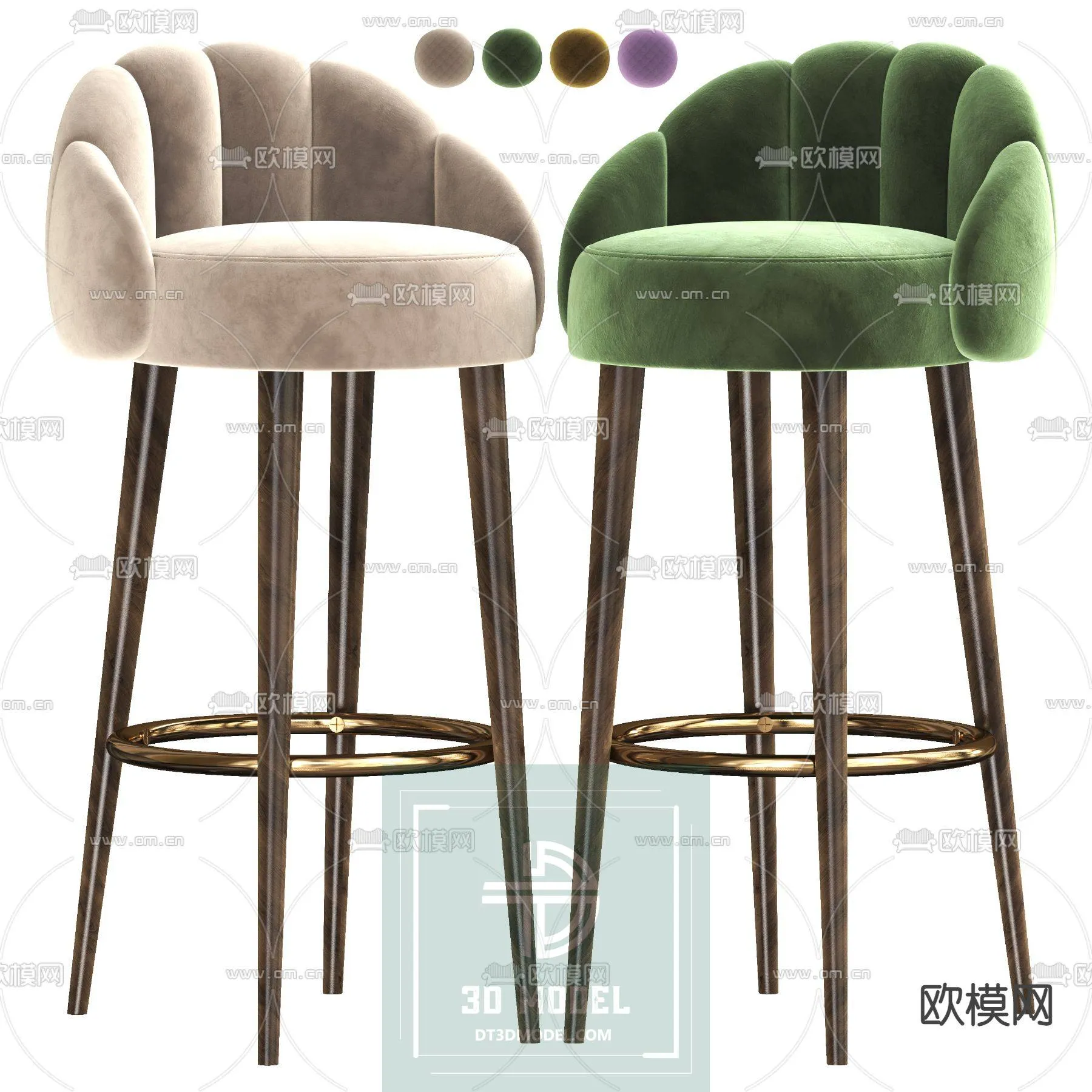 STOOL – BAR CHAIR – 3DS MAX – 050