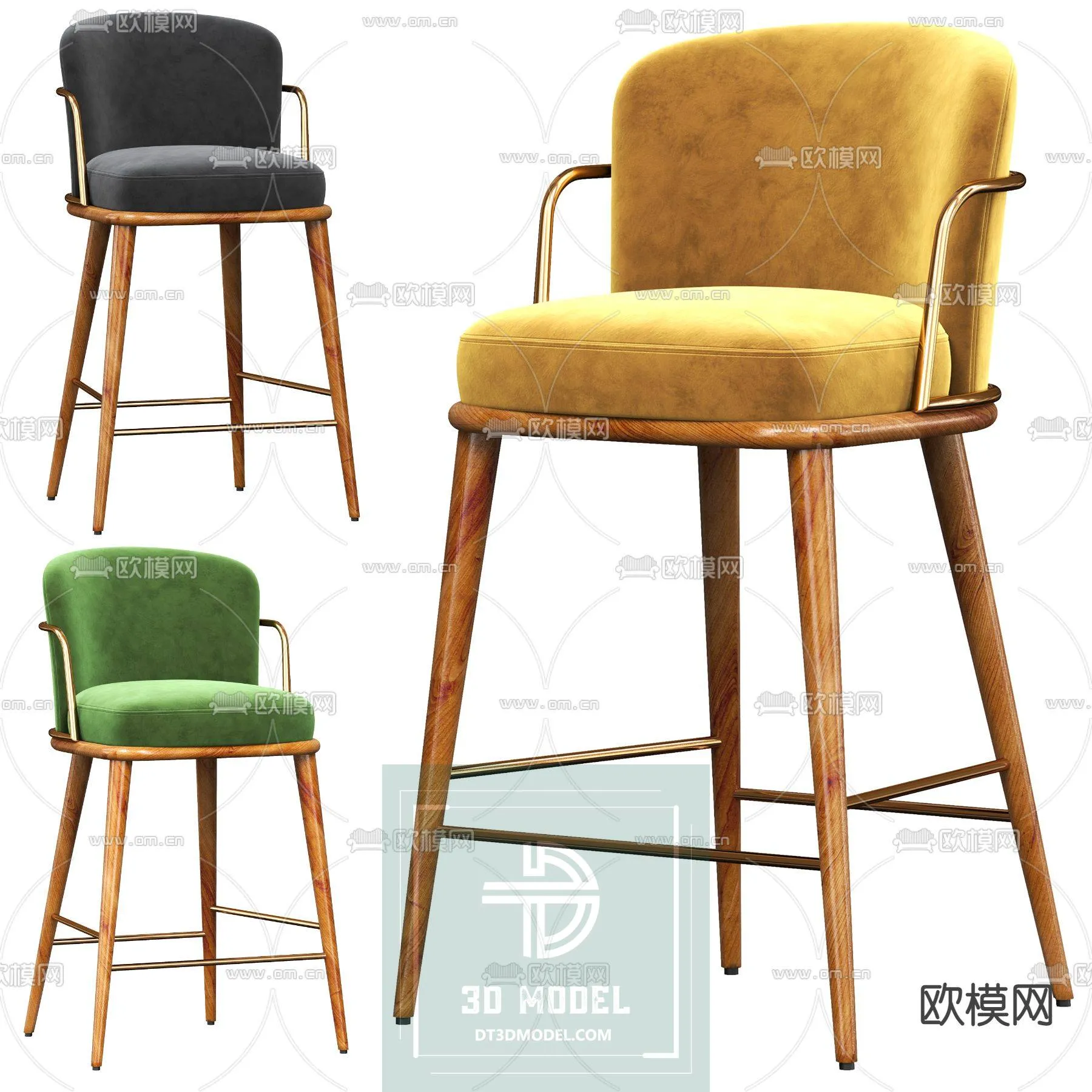 STOOL – BAR CHAIR – 3DS MAX – 053