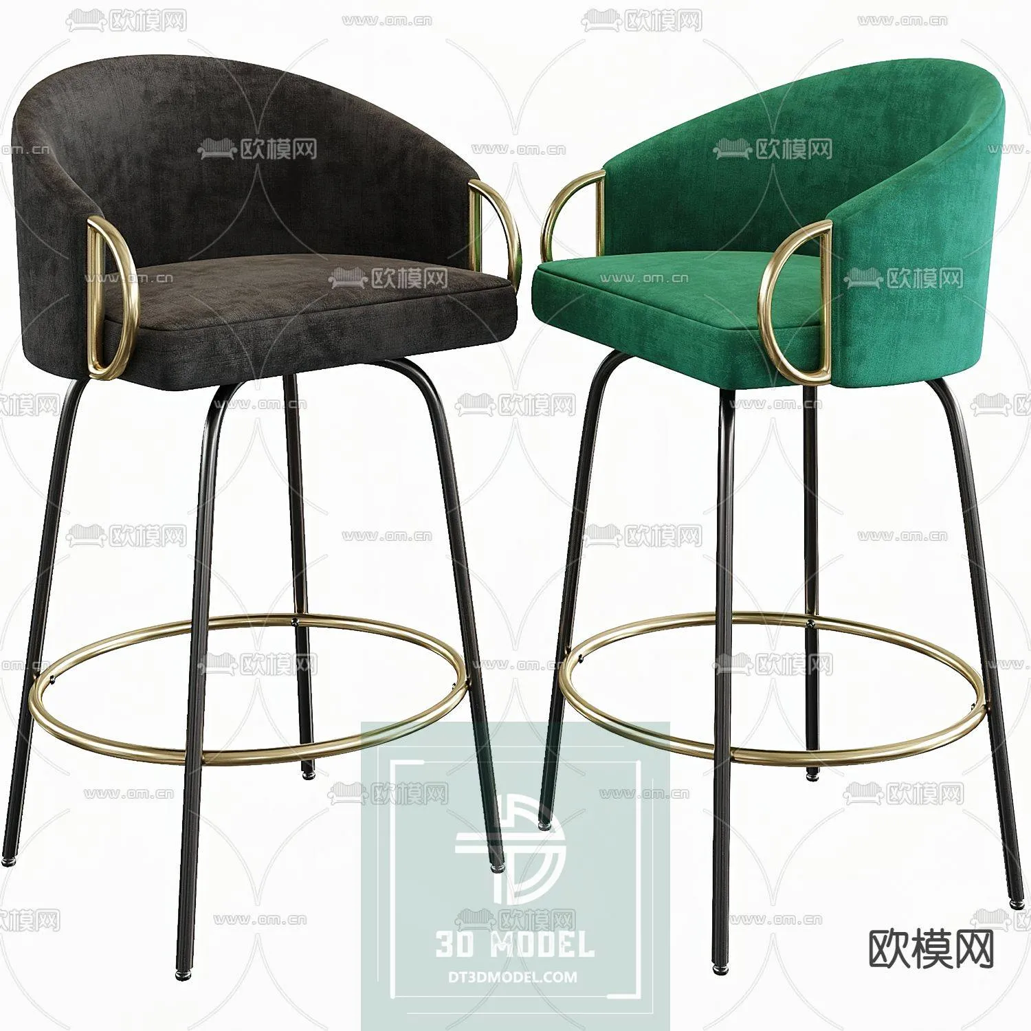 STOOL – BAR CHAIR – 3DS MAX – 055