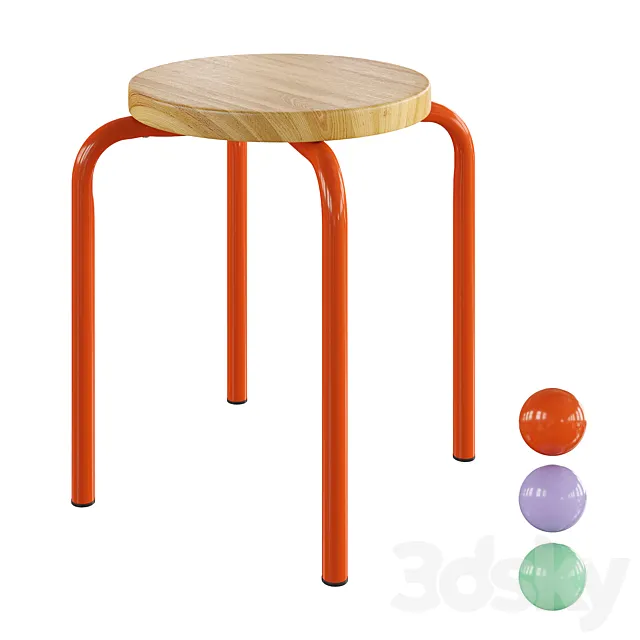 Stool Domsten 3ds Max