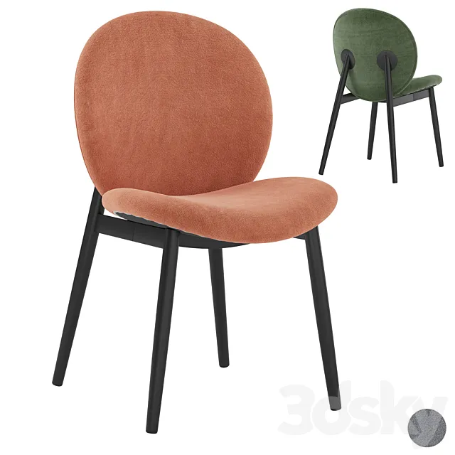 Stool group Eliot 3DS Max Model