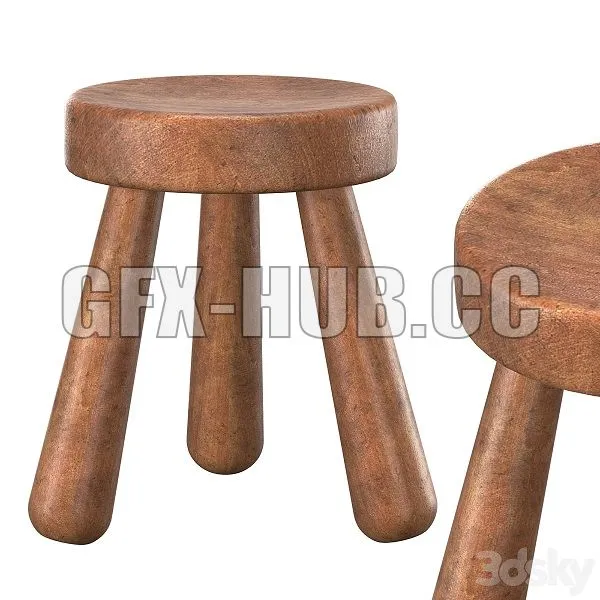 STOOL INGVAR HILDINGSSON 1940 3dsMax Model