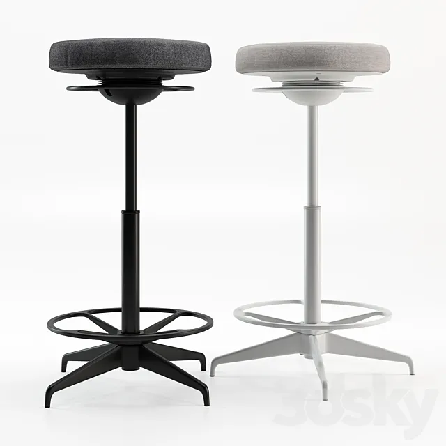 Stool Lidkullen 3DS Max Model