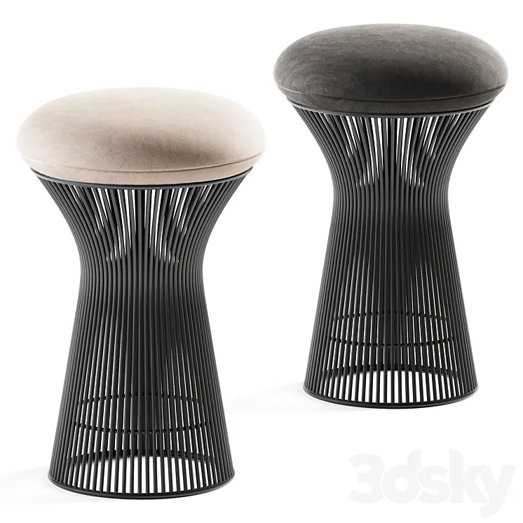Stool Platner by Knoll 3DS Max