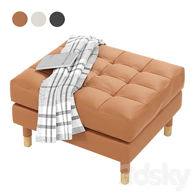 Stool pouf IKEA LANDSKRONA LANDSKRUNA 3ds Max