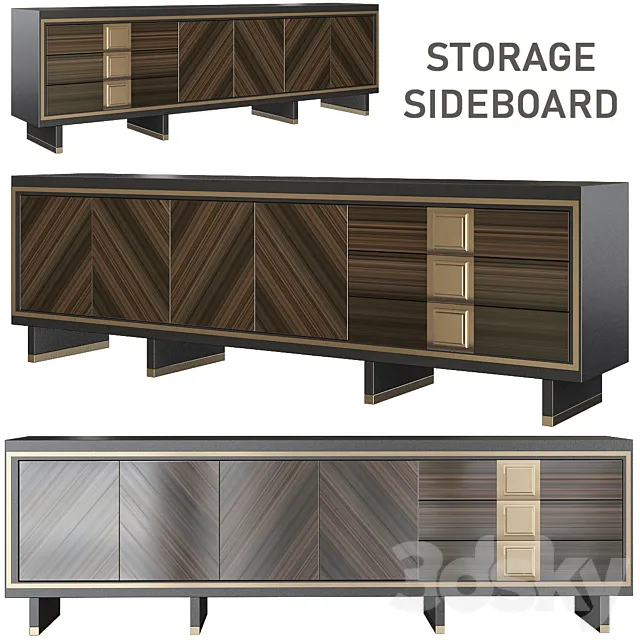 Storage Sideboard by Brendan Wong Design 3DSMax File