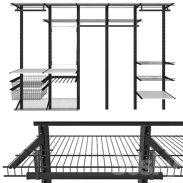 Storage system FIND “Home Space” 3ds Max