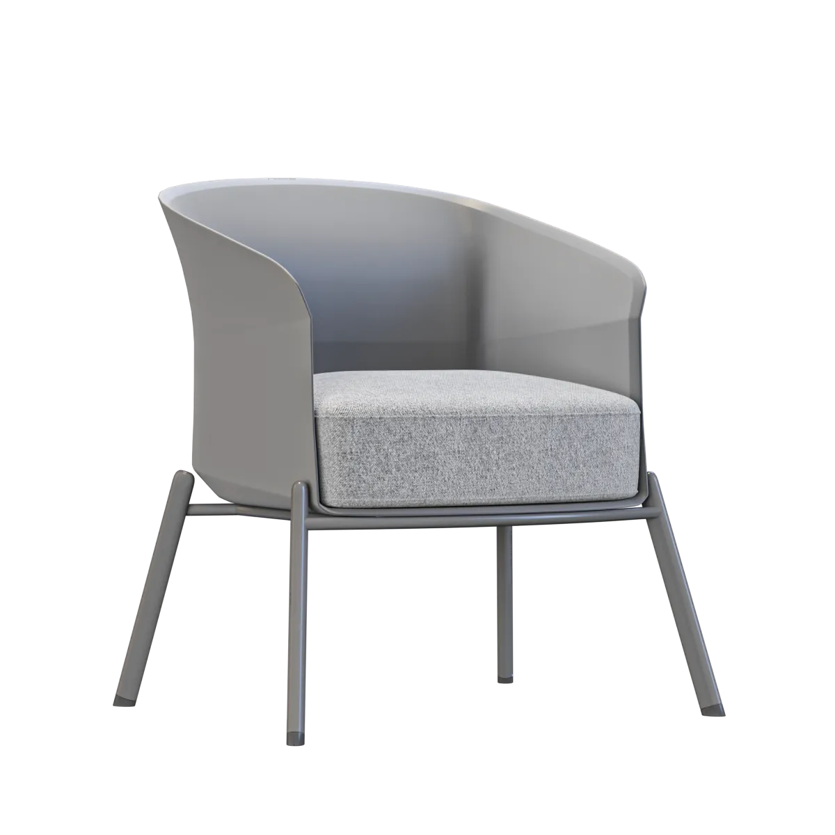 StoreForHome – Armchair Wally Plastic 3ds Max