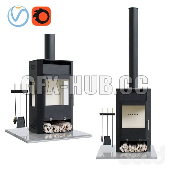 Stove 3D Dnepr META 3dsMax Model