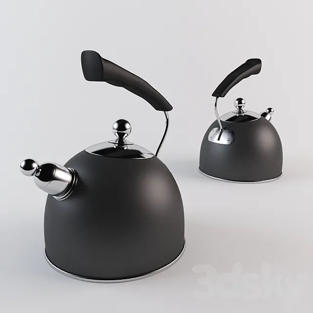 Stovetop Whistling Kettle 3dsMax Model