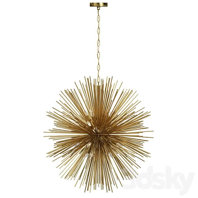 Strada Medium Round Chandelier 3DSMax File