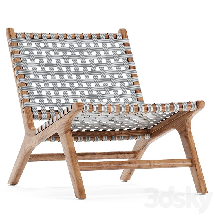 Strap Girona Outdoor Accent Chairs 3DS Max