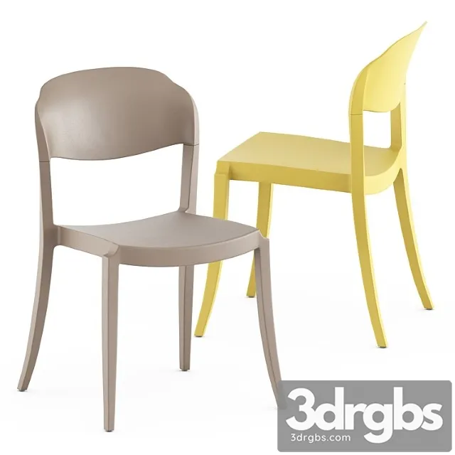 Strauss stackable side chair by janusetcie