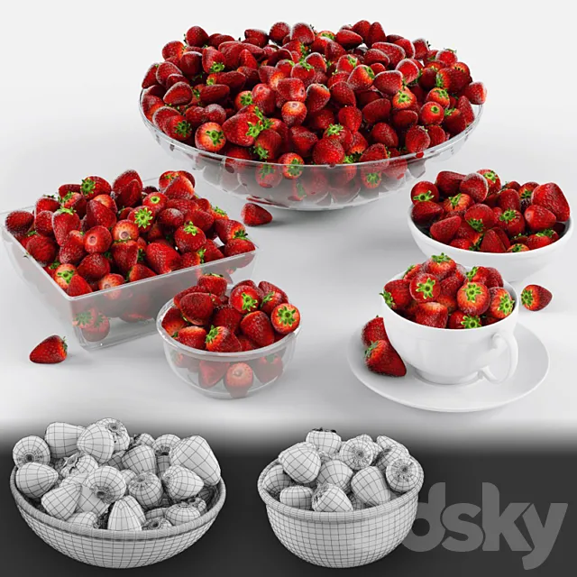 Strawberry 3DSMax File
