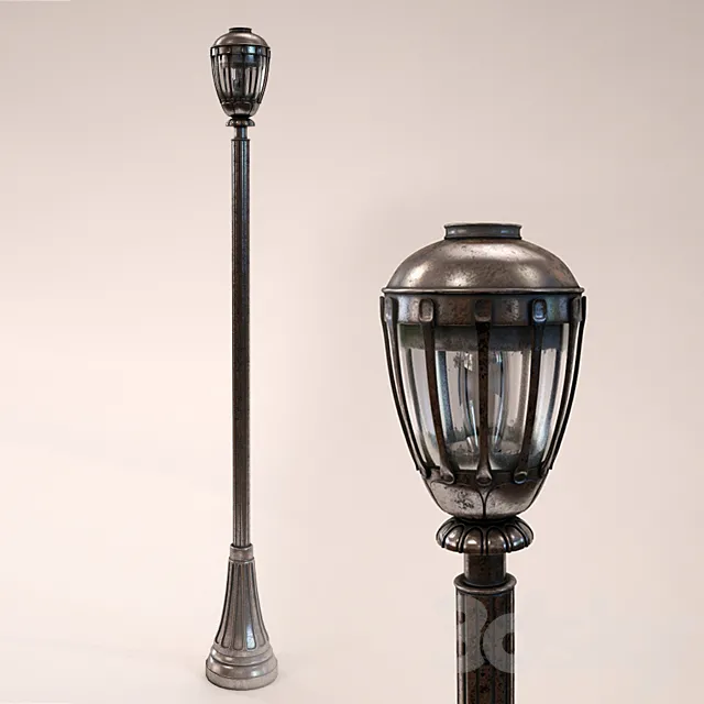 Street lamp 3ds Max