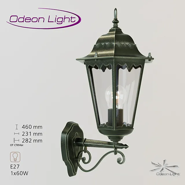 Street Light Infusion ODEON LIGHT 2319 _ 1W LANO 3ds Max