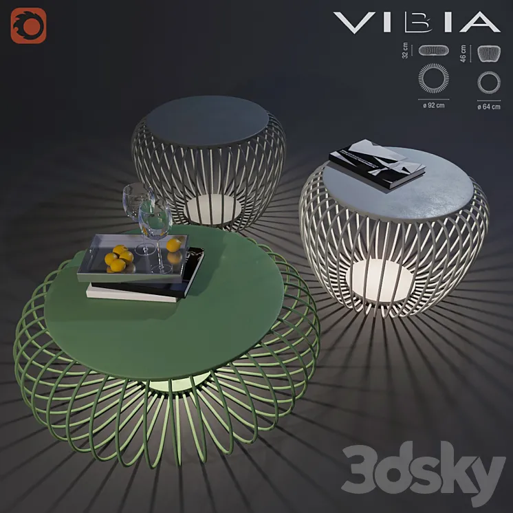 Street light VIBIA MERIDIANO 4710\/4715 3DS Max