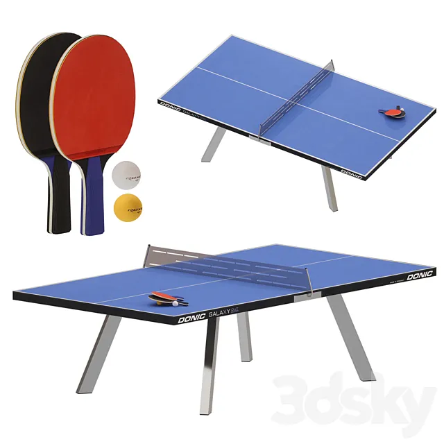 Street Ping Pong 3DS Max Model