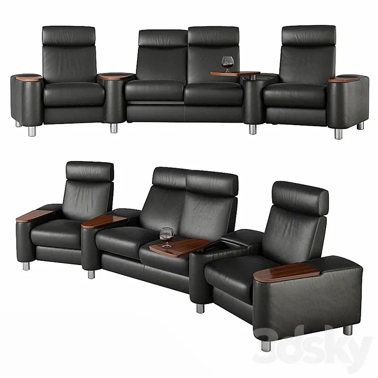 Stressless Arion High Back Home Cinema 3DS Max