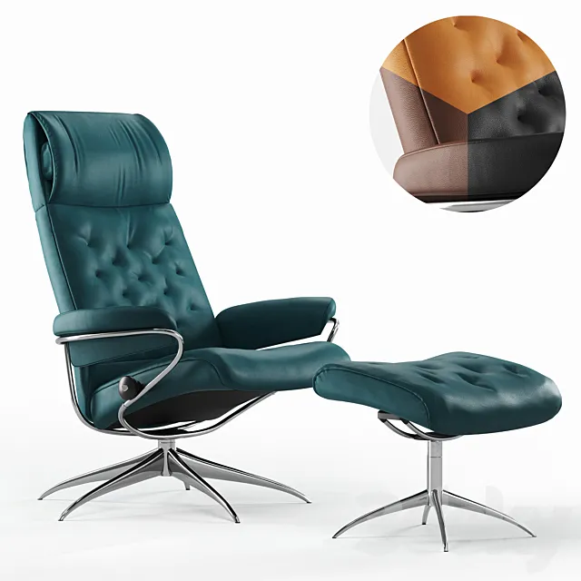 Stressless Metro chair high back std base 3ds Max