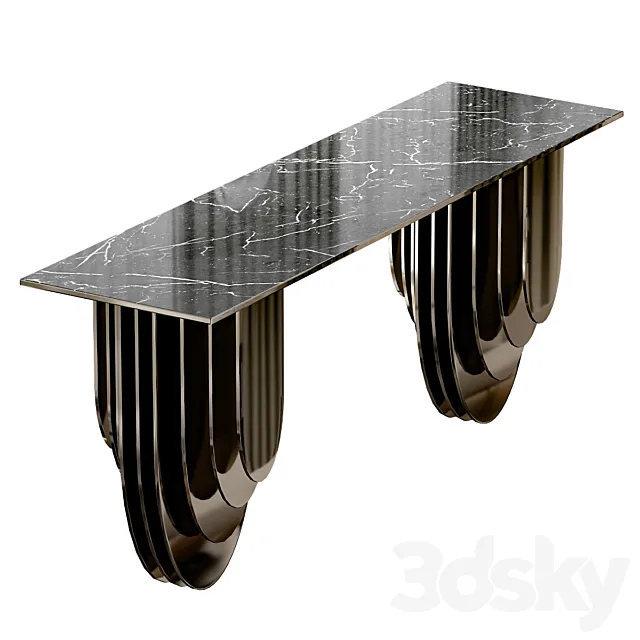 Stripe art III console 3ds Max