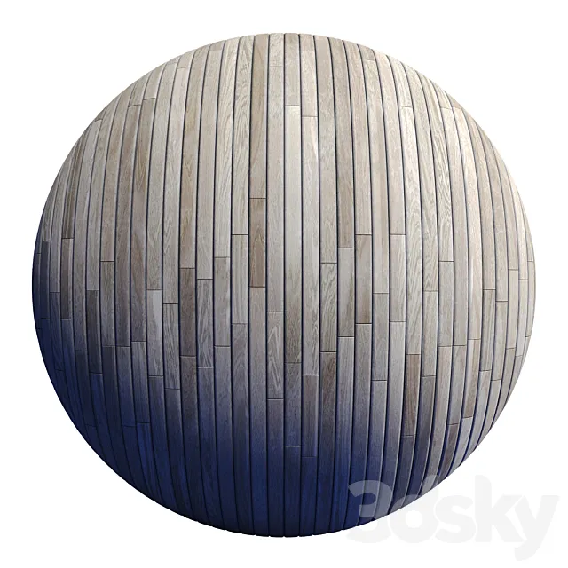 Striped Wood + Light Panels H _ PBR 4K _ 2 Mats 3ds Max