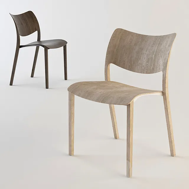 Stua  Laclasica Wood Chair 3ds Max