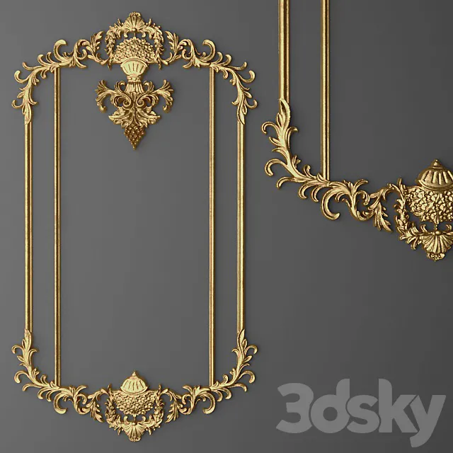 Stucco Frame. 3ds Max