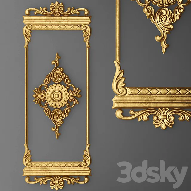 Stucco Frame. 3ds Max