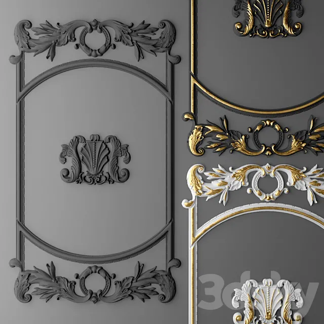 Stucco Frame. 3DS Max Model