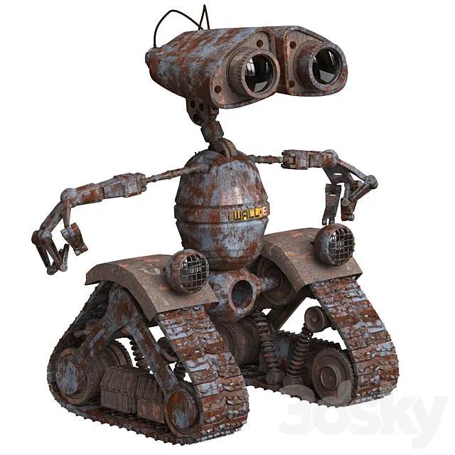 student wall e 3DS Max Model