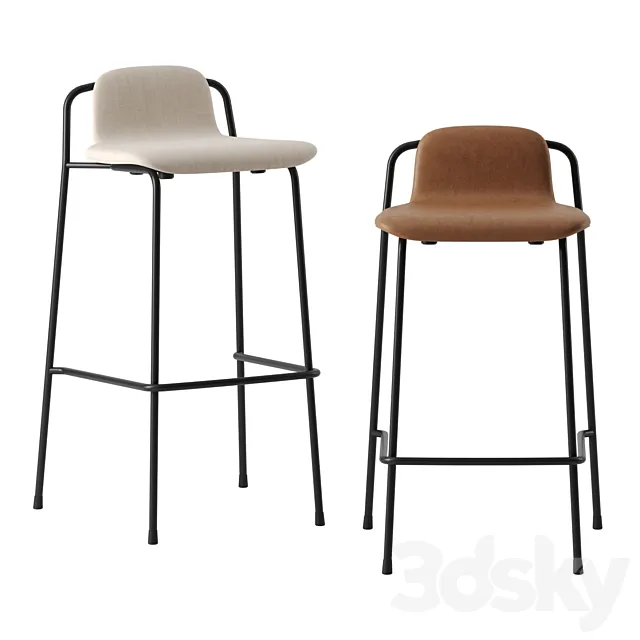 Studio Barstool by Normann Copenhagen 3ds Max