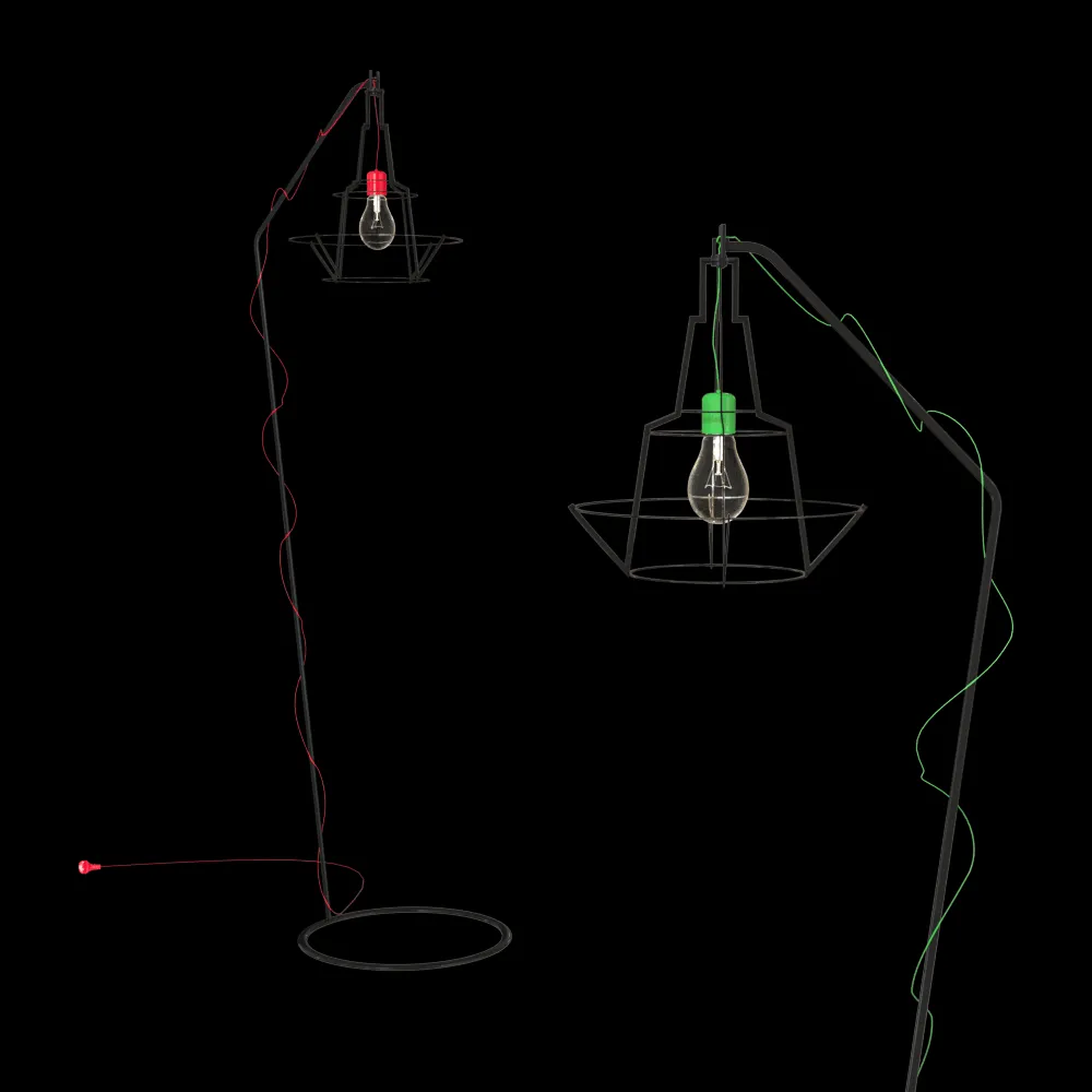 Studio beam – Floor lamp Billy Bob 3ds Max